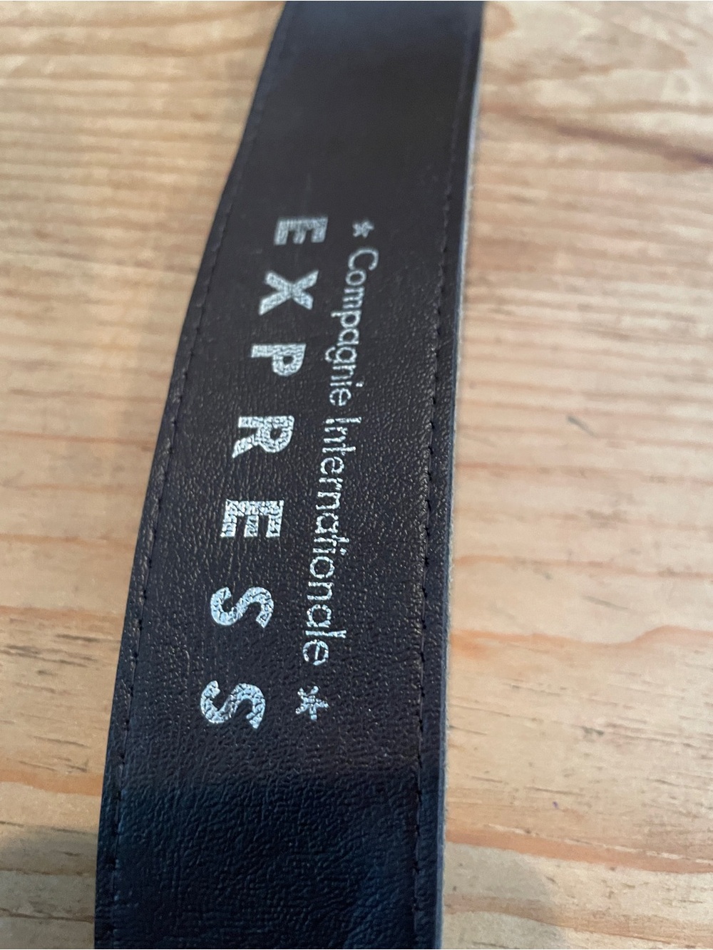 VTG Express Internat’l Compagnie Made in Italy Leather Belt Jewel Western Boho S - Picture 10 of 12
